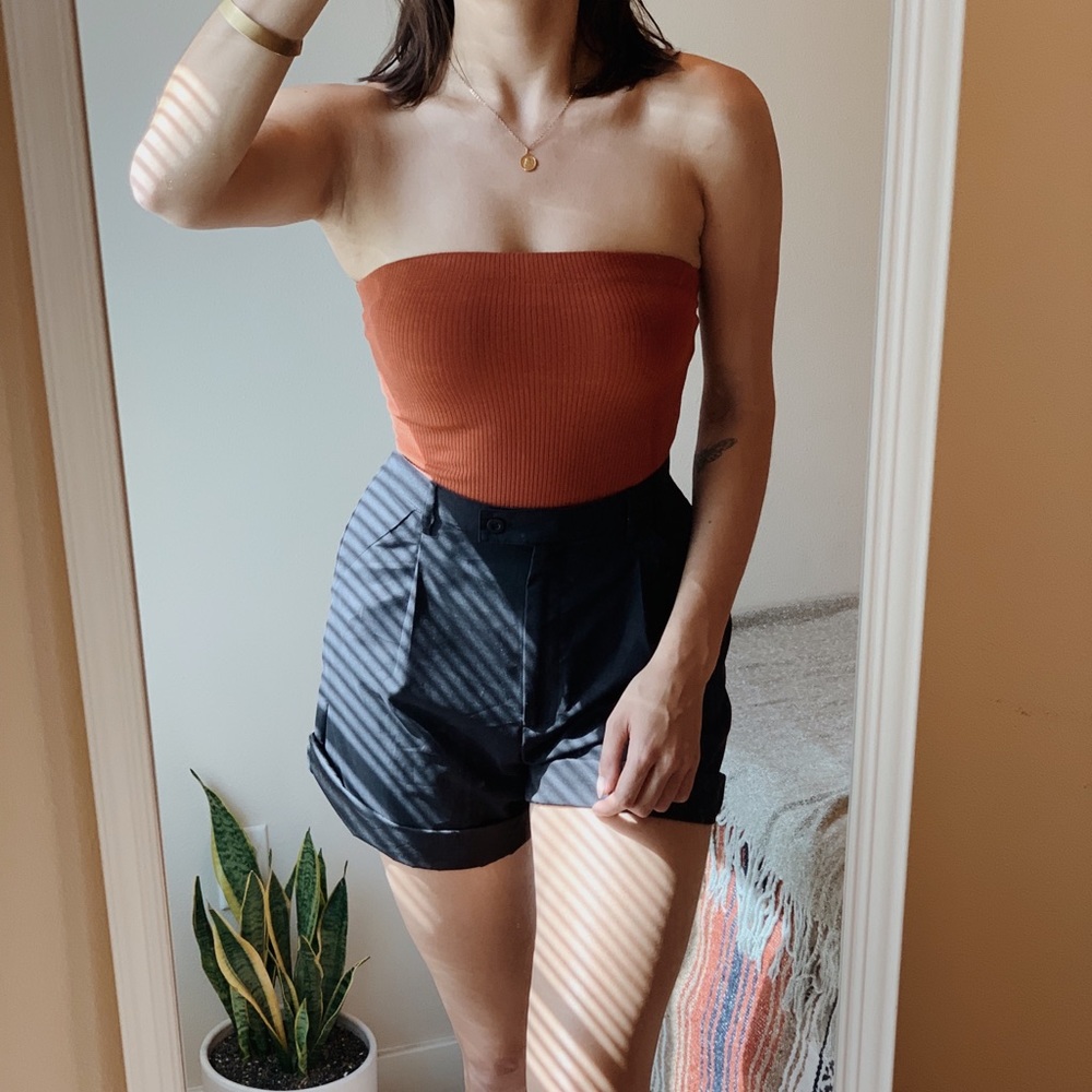 Urban Outfitters strapless ribbed bodysuit